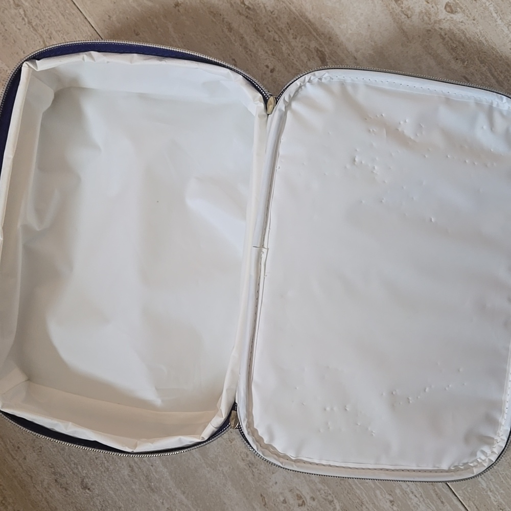 Tory Burch Stylish & Versatile Insulated Zipper Lunch Box/Cosmetic Case - Picture 8 of 11